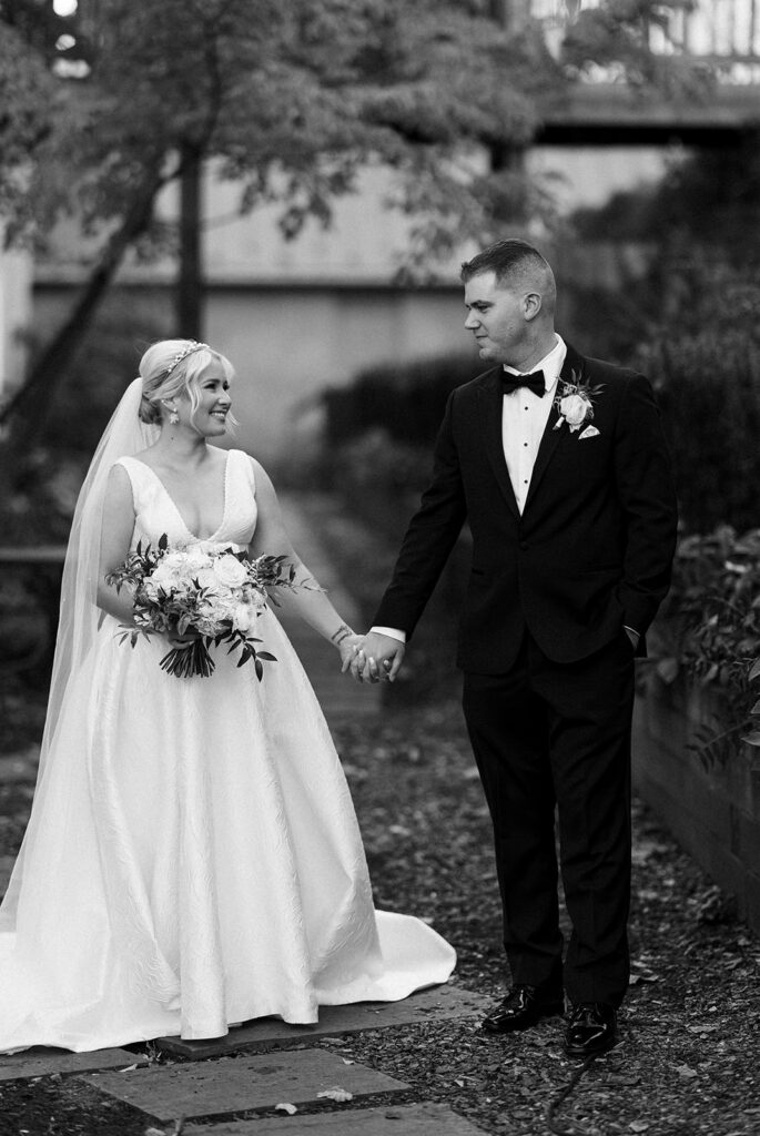 outdoor wedding bridals with bride and groom fall wedding inspo